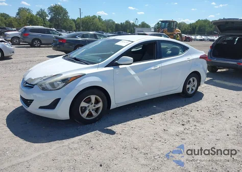 2015 Hyundai Elantra Se z USA, uszkodzony, nr VIN 5NPDH4AEXFH564701